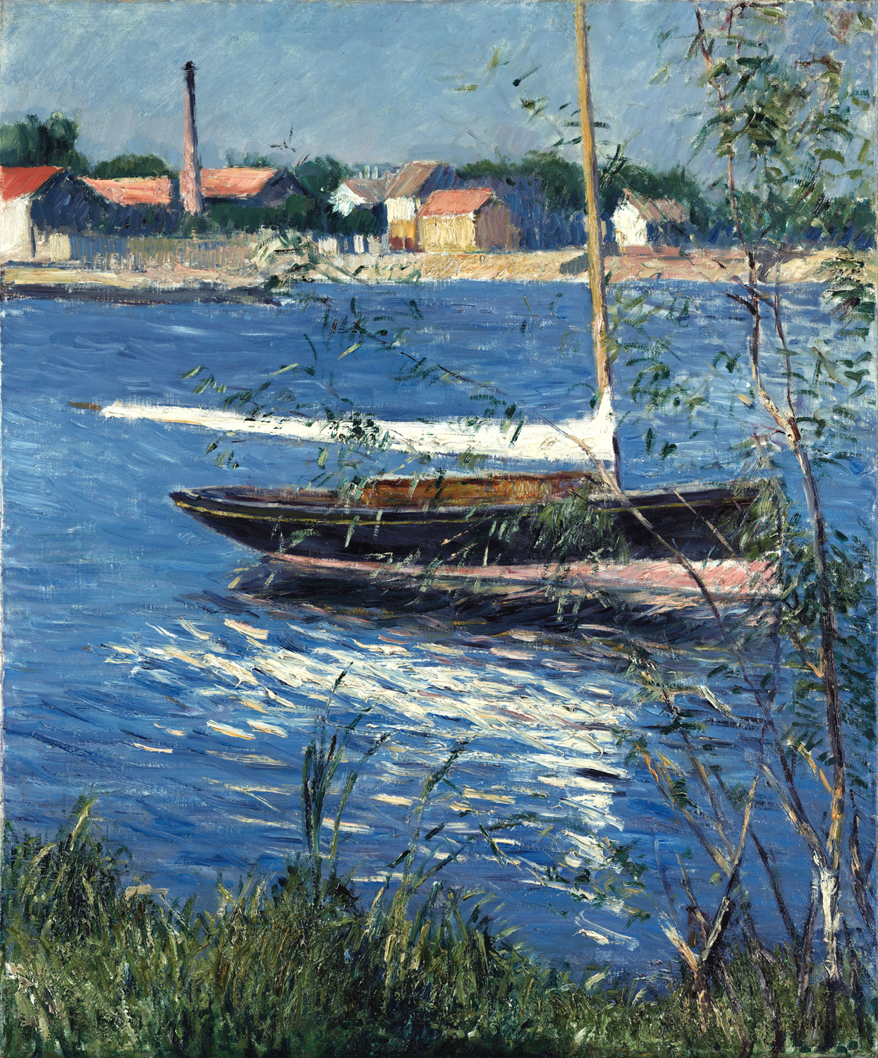 Boat Anchored on the Seine at Argenteuil, c. 1884
