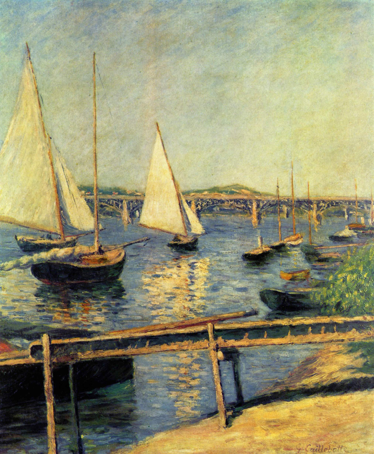 Sailboats at Argenteuil, 1888