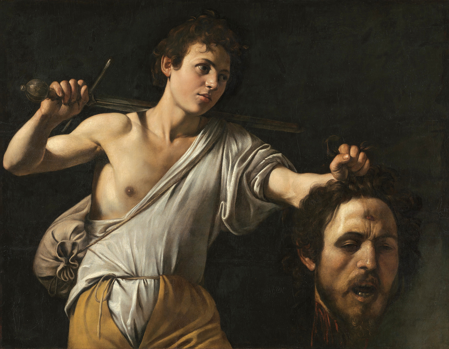 David with the Head of Goliath, c. 1600-01