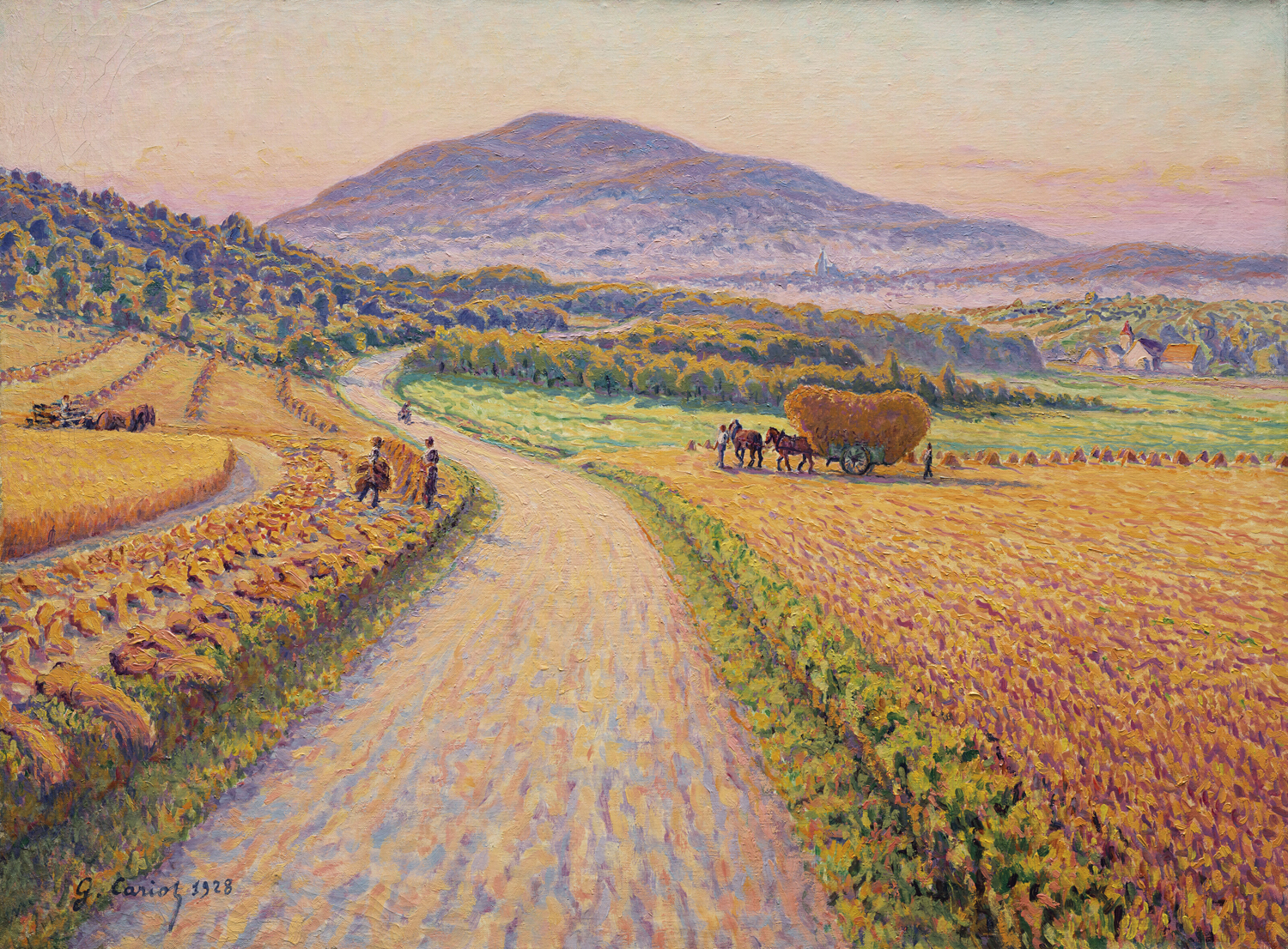 Landscape with Haystacks, 1928