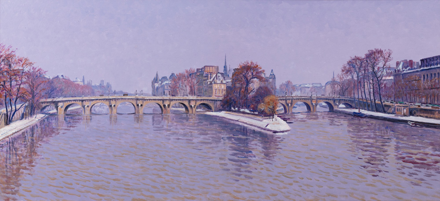 Snow Covered Paris, 20th century