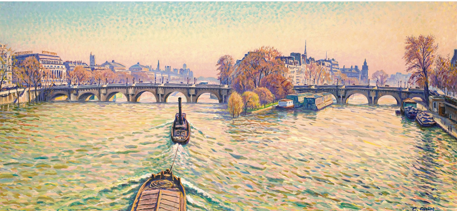 Tugboat on the Seine, 20th century