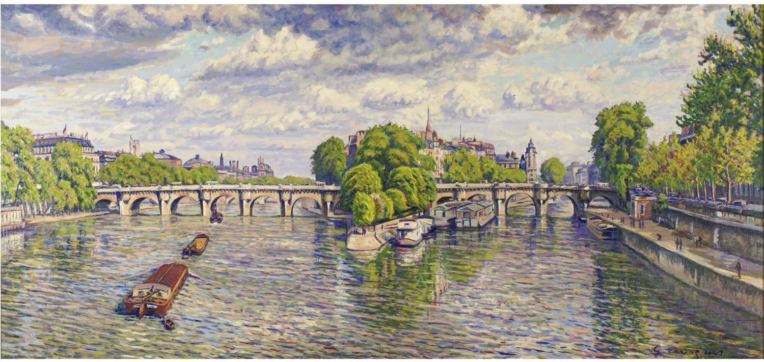 The Pont Neuf in Paris (Cloudy July No.2), 1941
