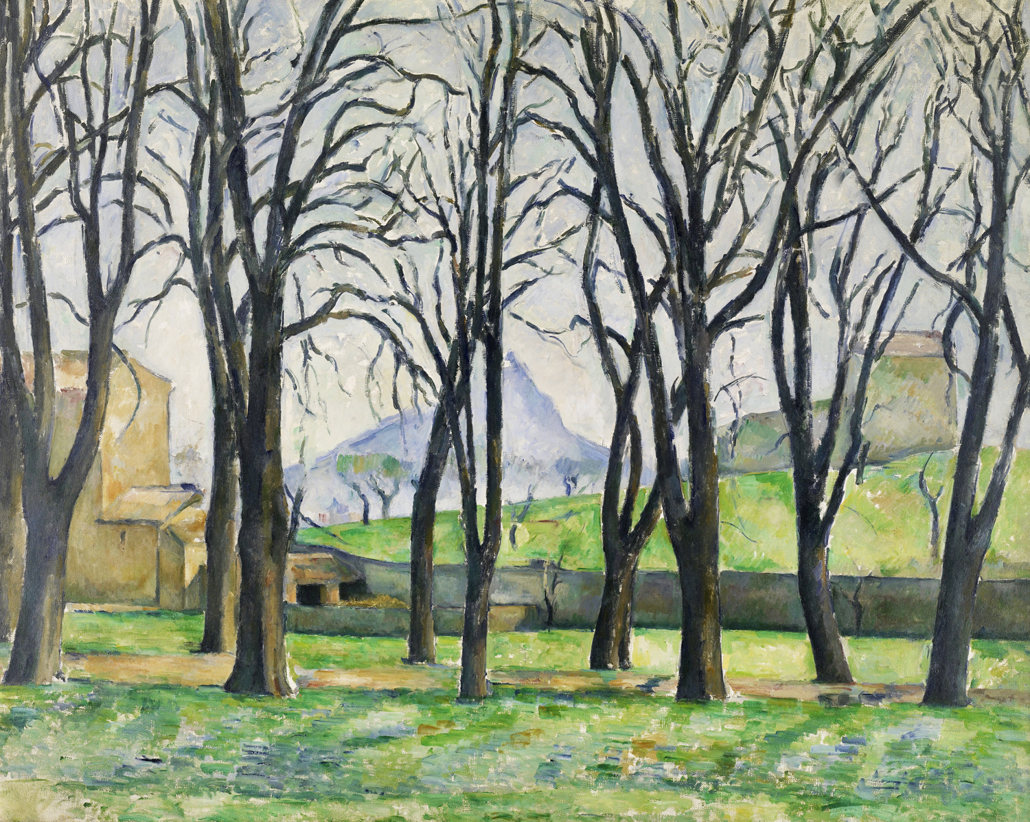 Chestnut Trees at Jas de Bouffan, 1885-86
