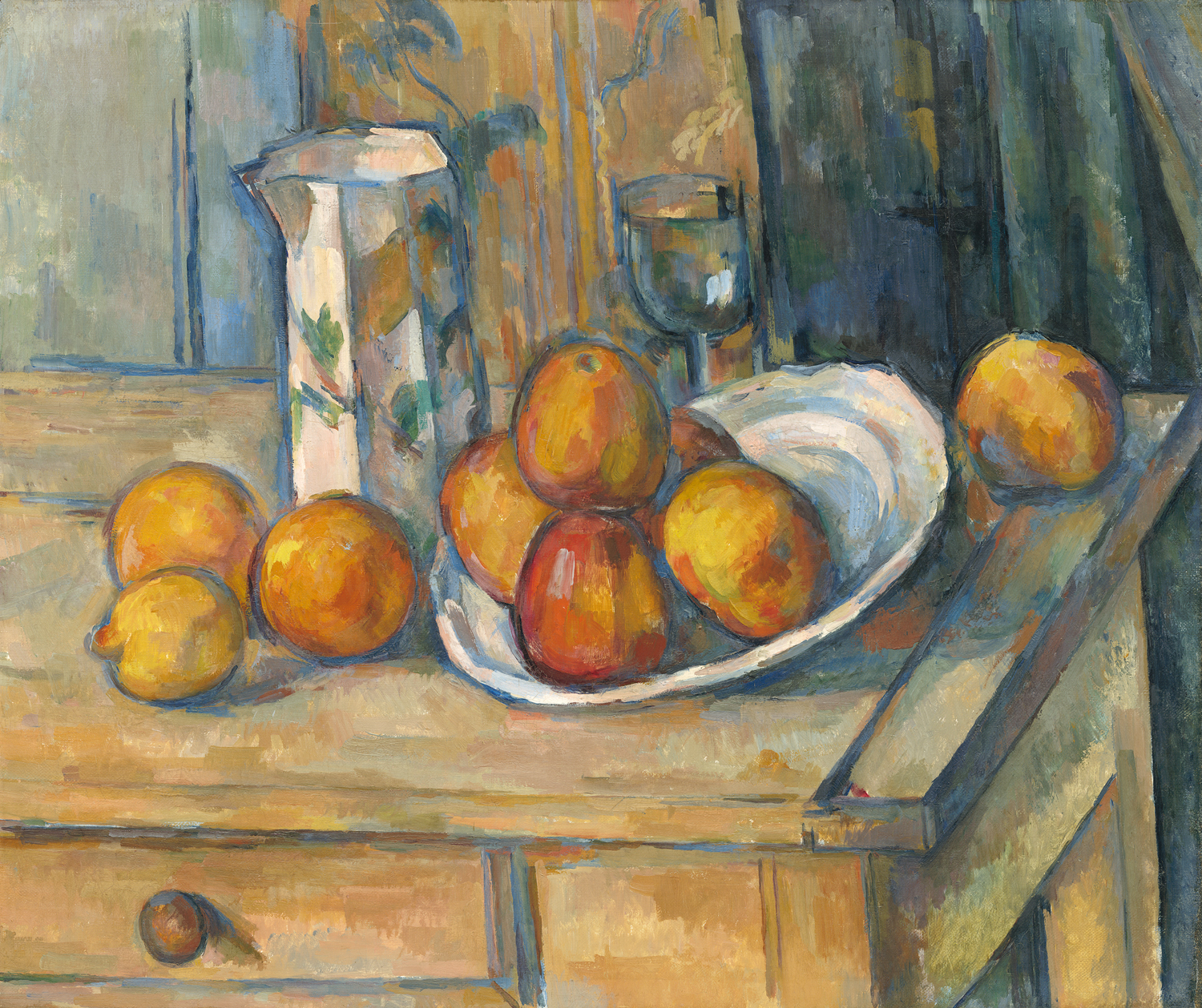 Still Life with Milk Jug and Fruit. c. 1900