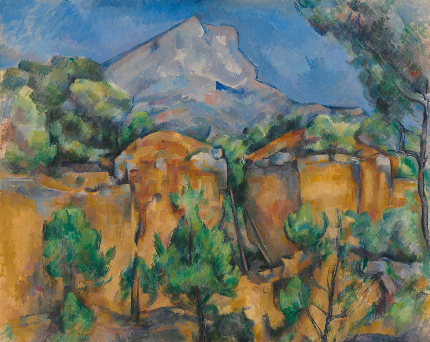 La Montagne Sainte-Victoire Vue de la Carriere Bibemus, c. 1897