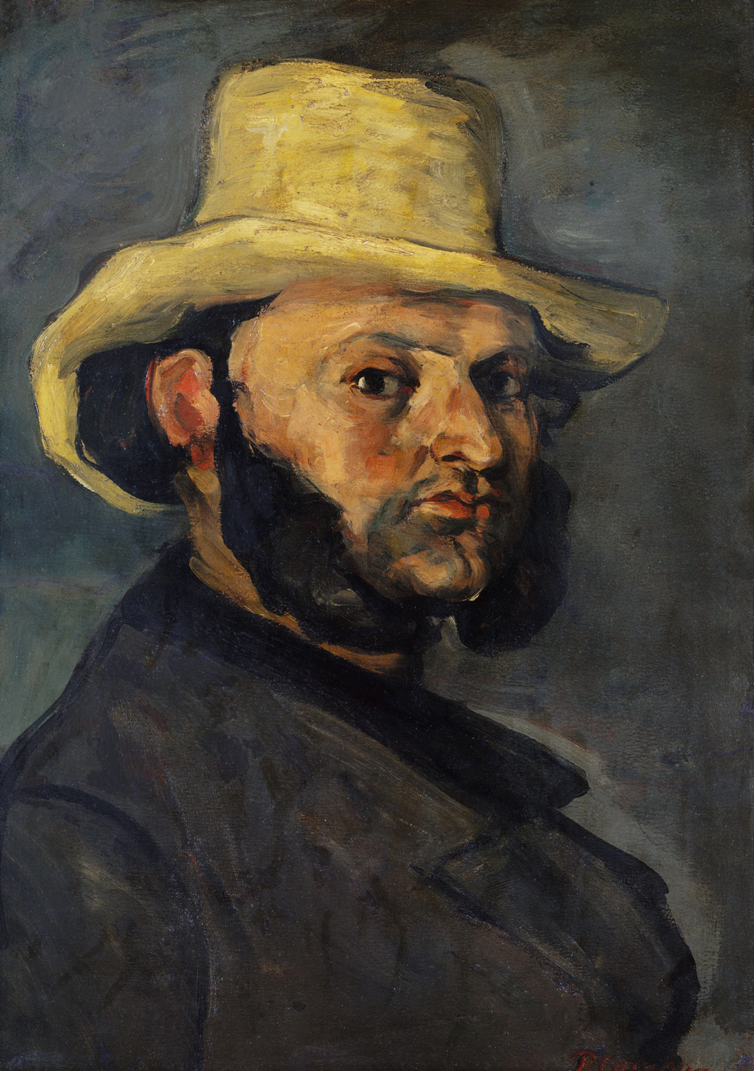 Gustave Boyer in a Straw Hat, 1870-71