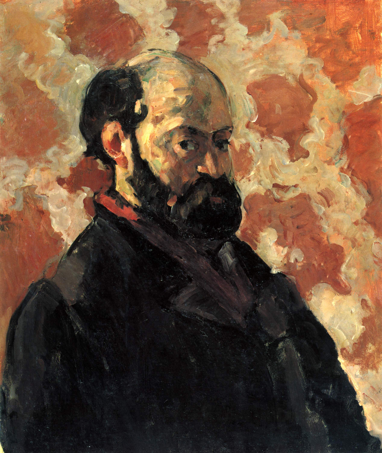 Self-portrait in Front of a Pink Background, 1875