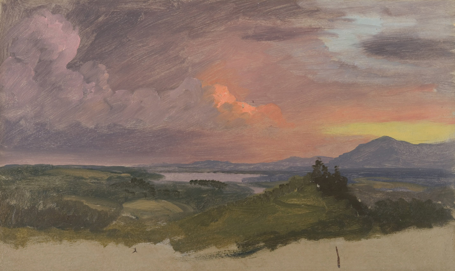 Sunset in the Hudson Valley, c. 1870-75