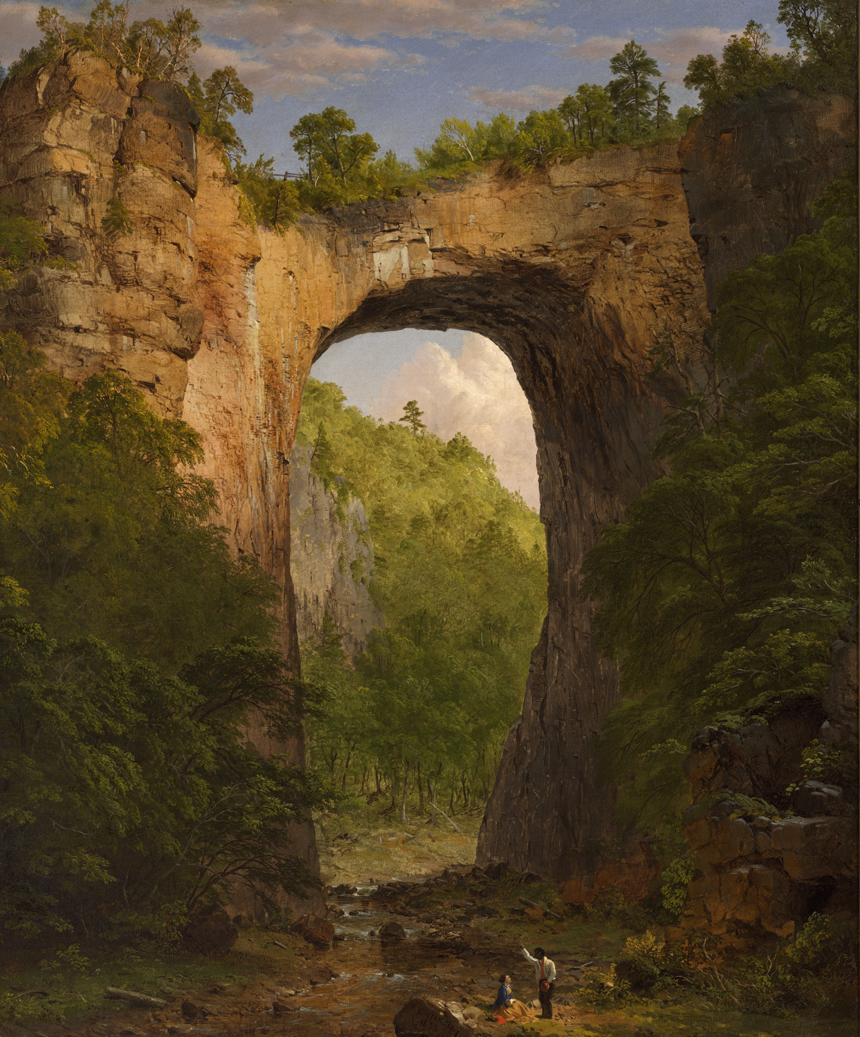 The Natural Bridge, Virginia, 1852