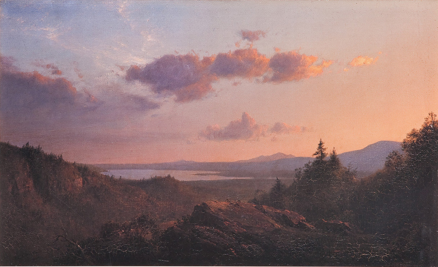 View of the Hudson River from Olana, 1867