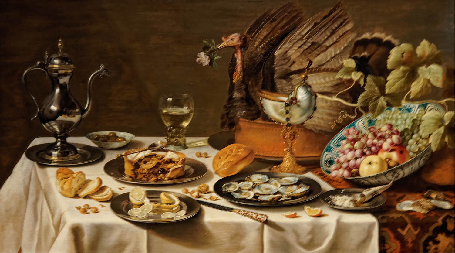 Still Life with Turkey Pie, 1627