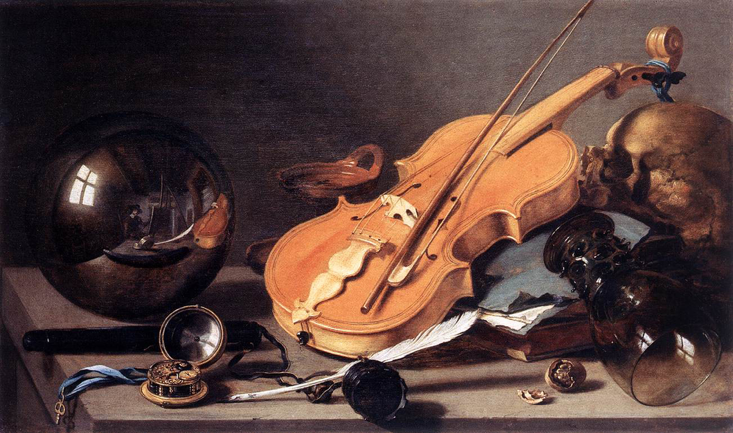 Veritas Still Life with Self-Portrait, c. 1628