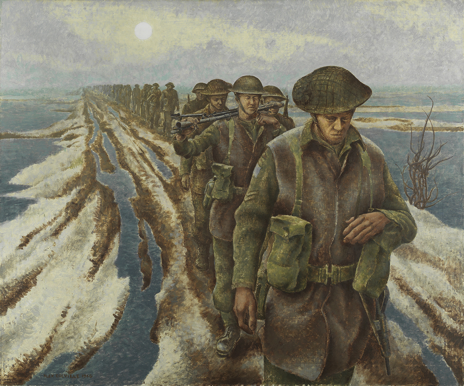 Infantry, near Nijmegen, Holland, 1946