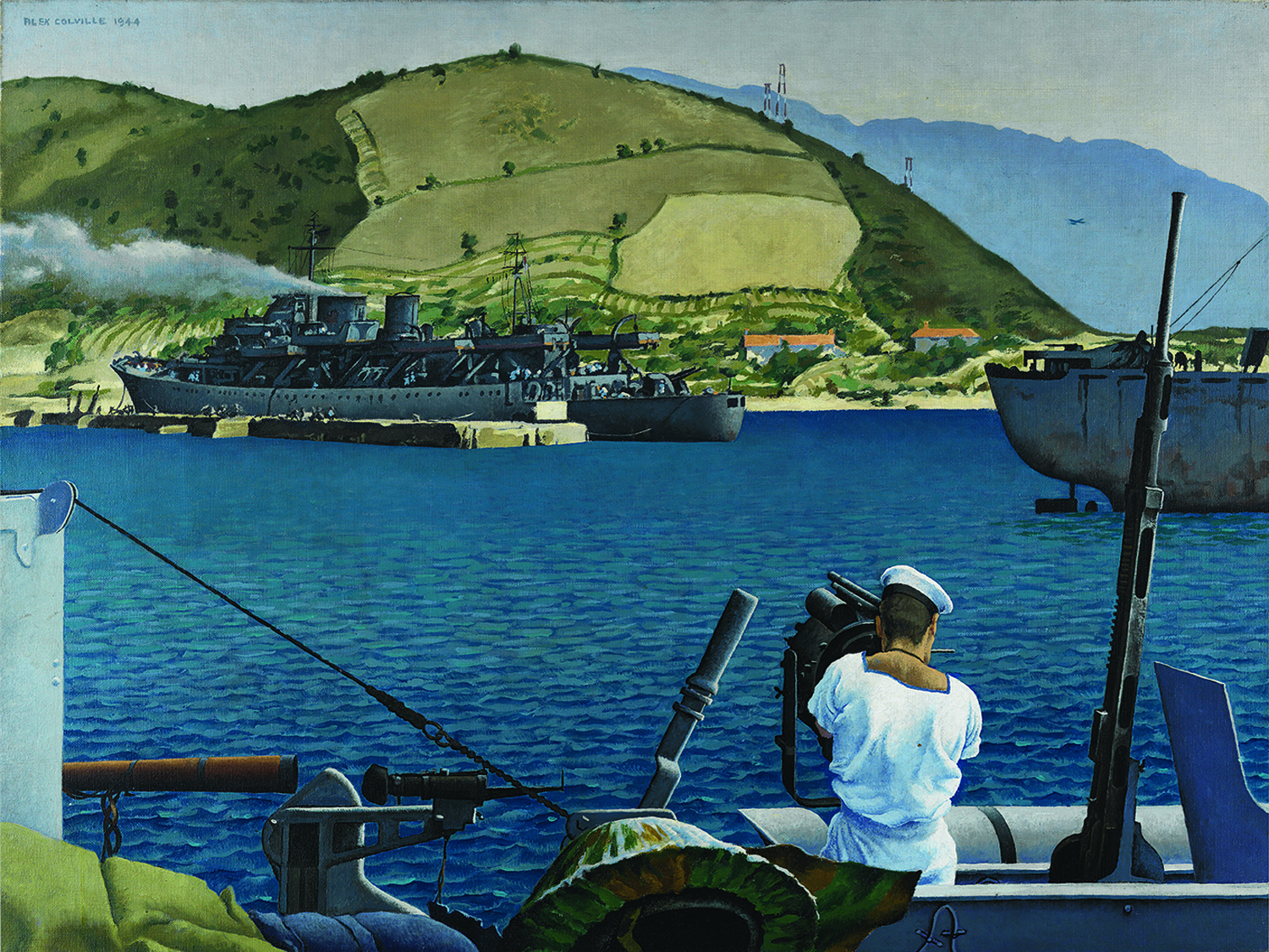 His Majesty's Canadian Ship Prince Henry in Corsica, 1944