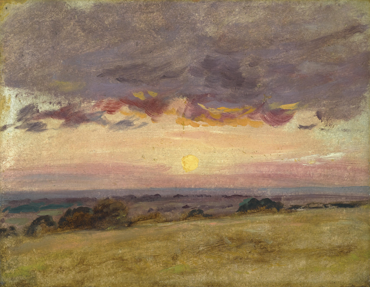 Summer Evening with Storm Clouds, c. 1825