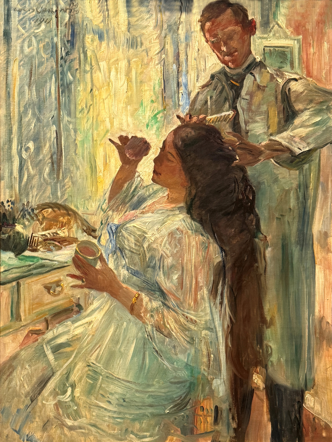 Charlotte at her Dressing Table, 1911
