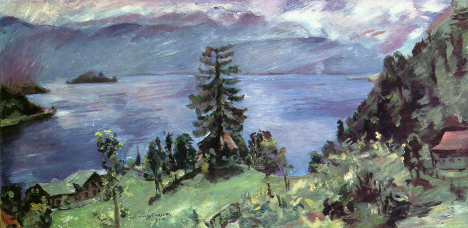 Walchensee Panorama, View from the Kanzel, 1924