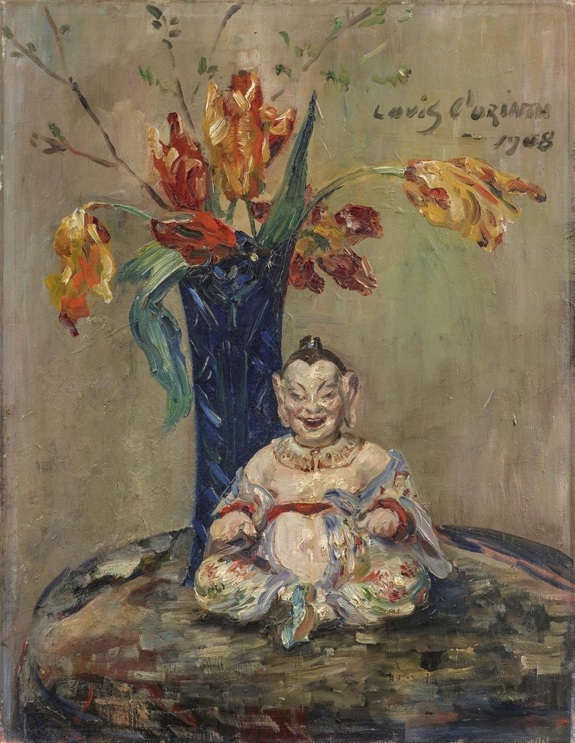Pagoda and Flowers, 1908