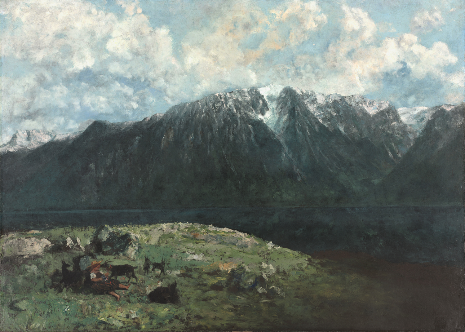 Panoramic View of the Alps, 1877