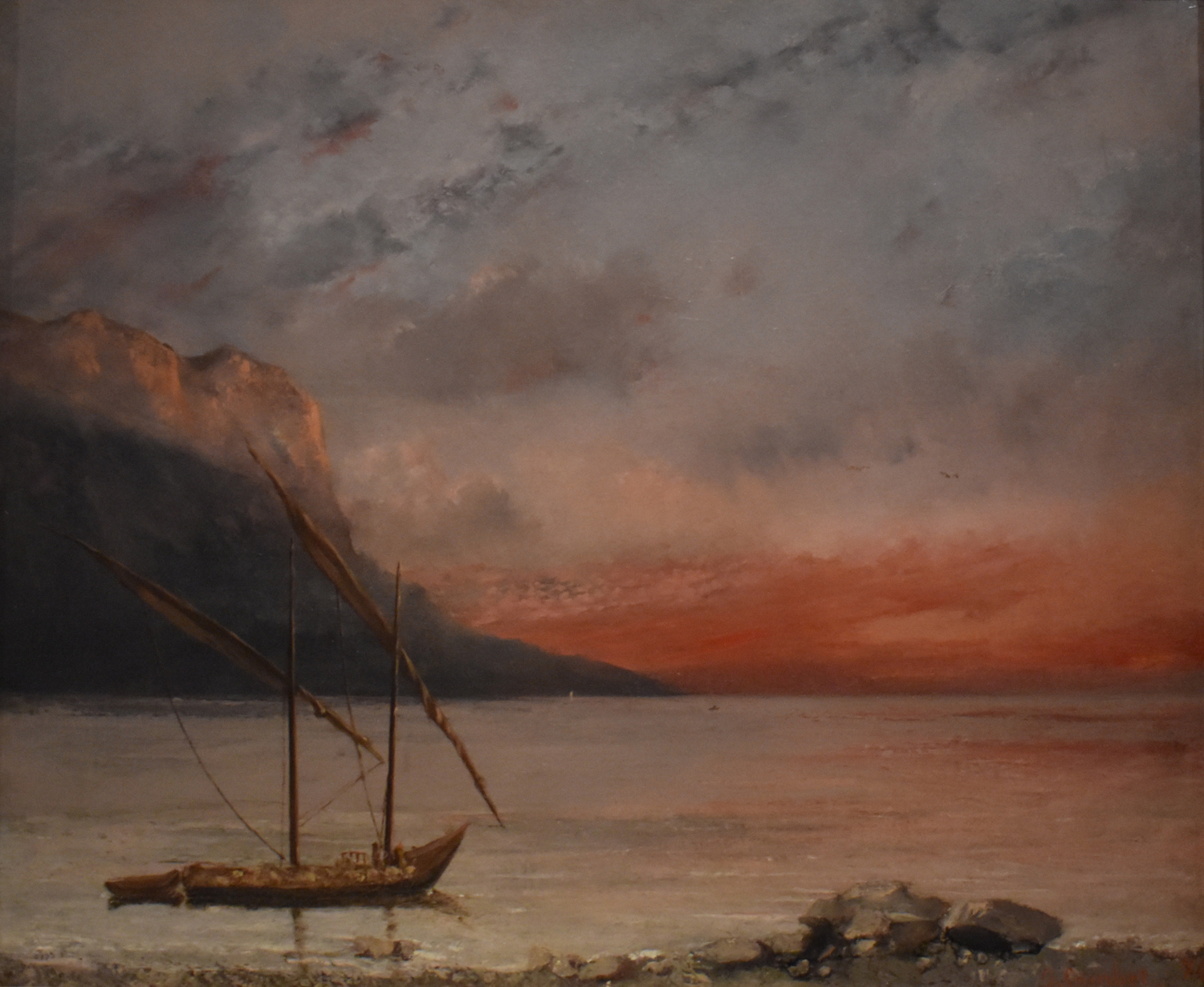 Sunset on Lake Geneva, 1874
