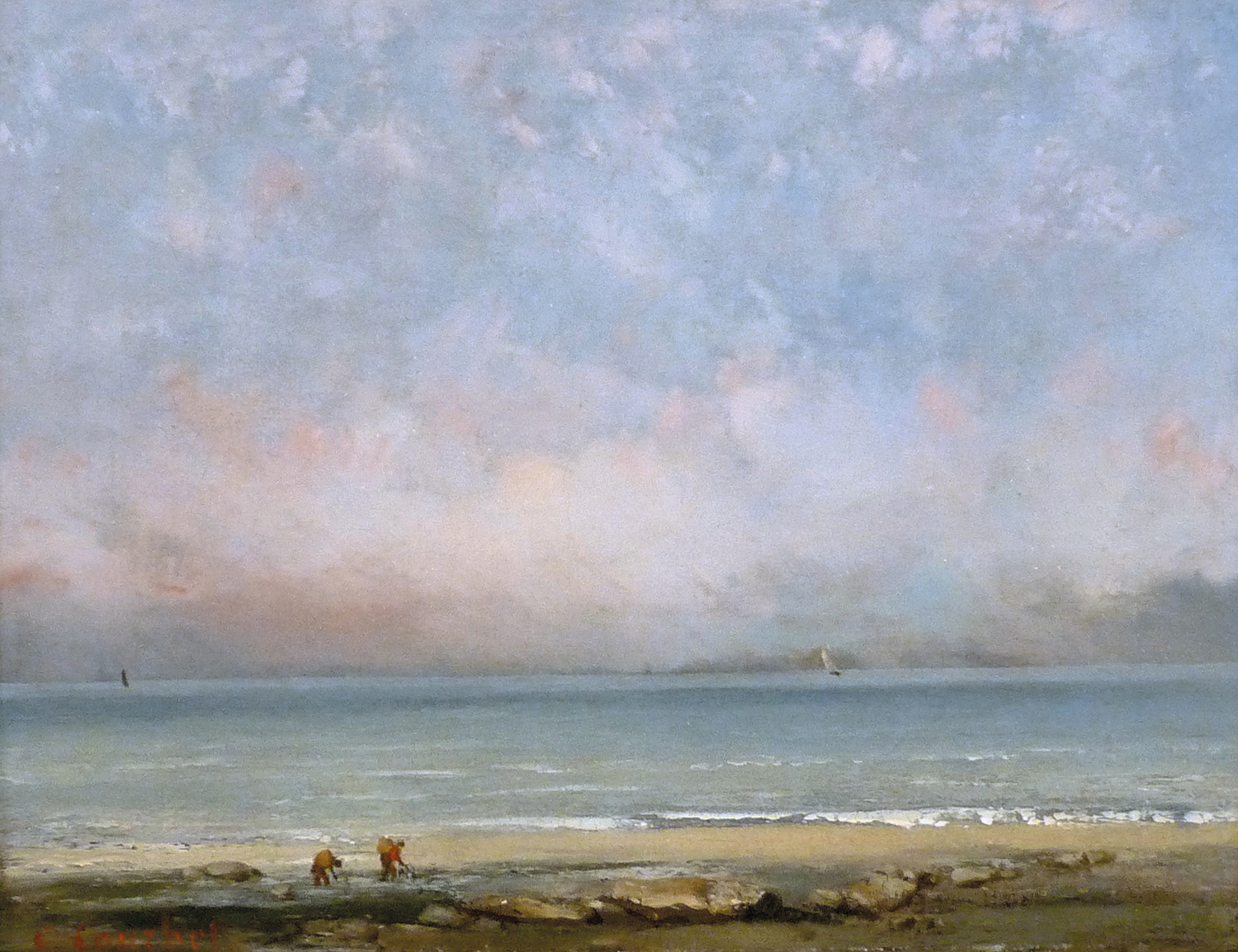 The Beach at Trouville, 1865