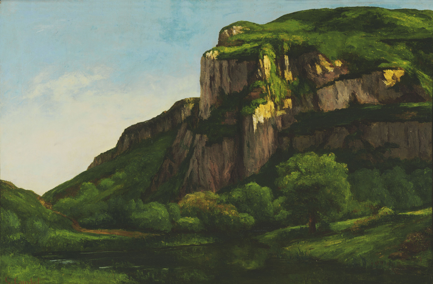 Rocks at Mouthier, c. 1855