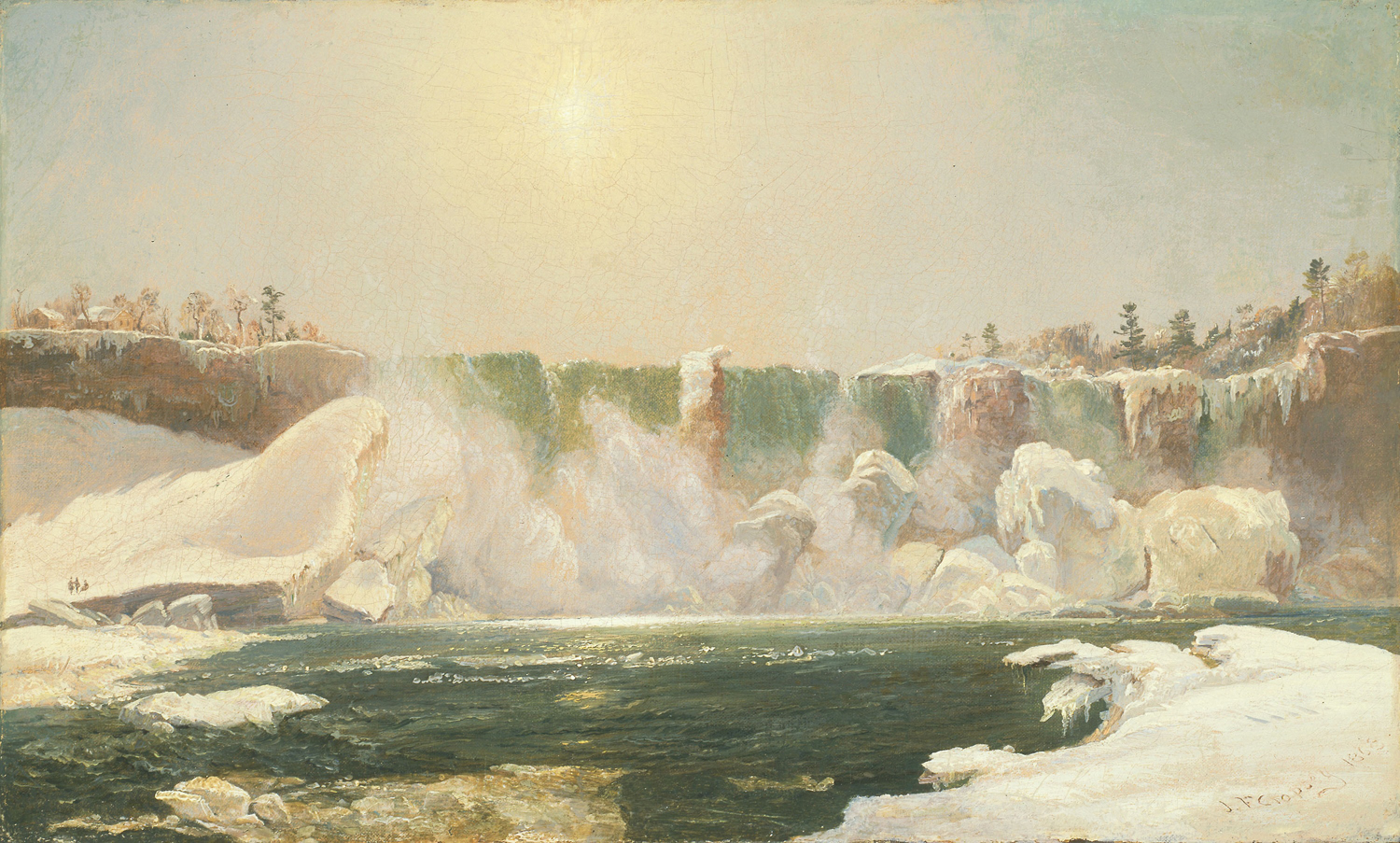 Niagara Falls in Winter, 1868
