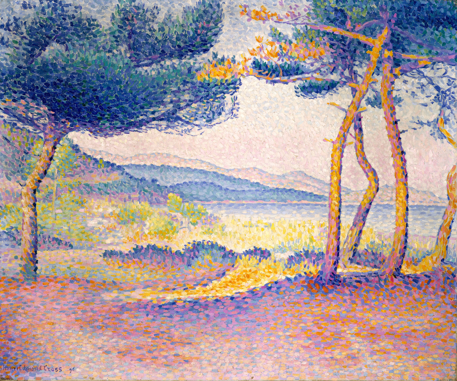 Pines Alomg the Shore, 1896