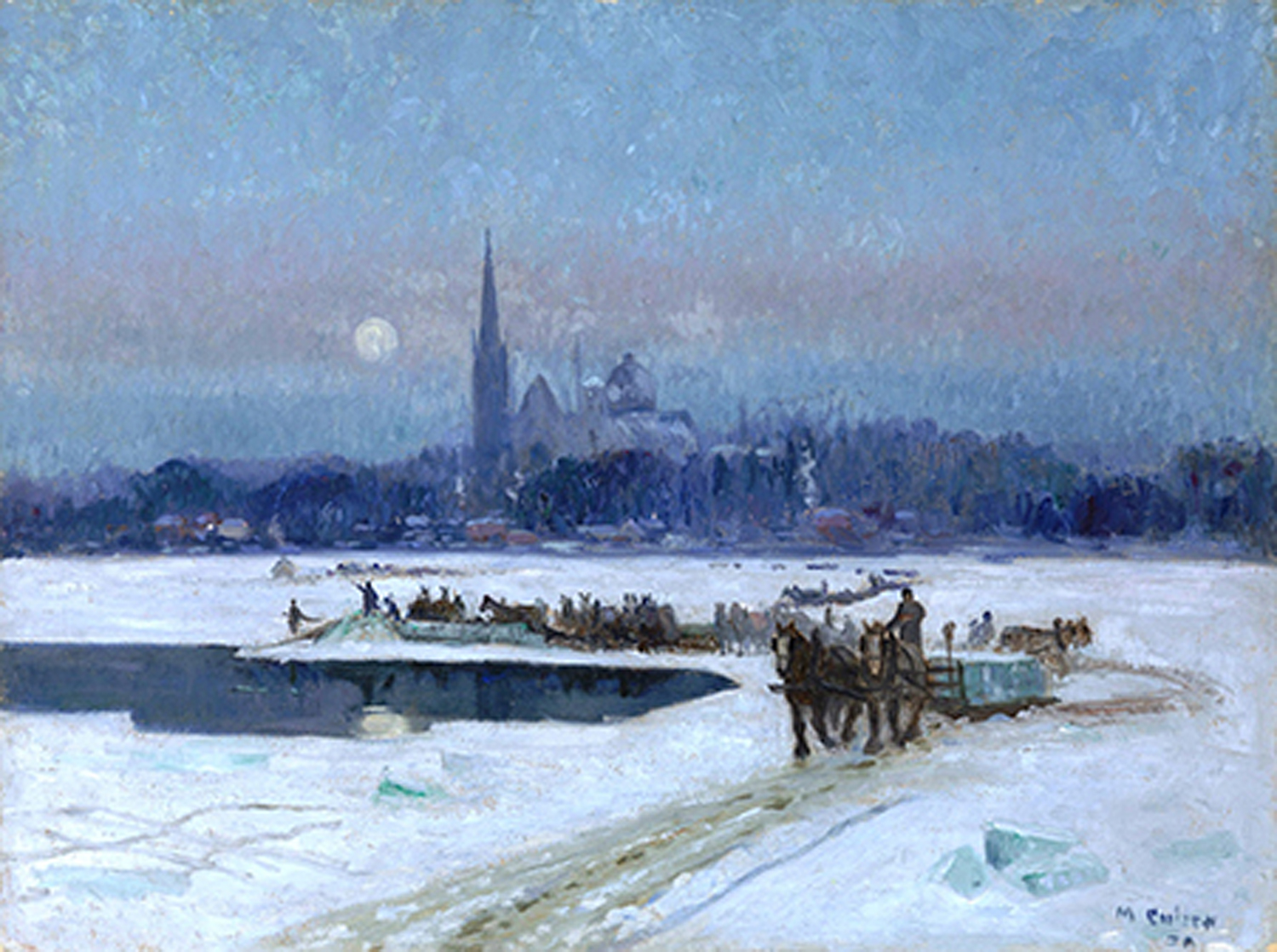 Ice Cutters, Longueuil, 1923