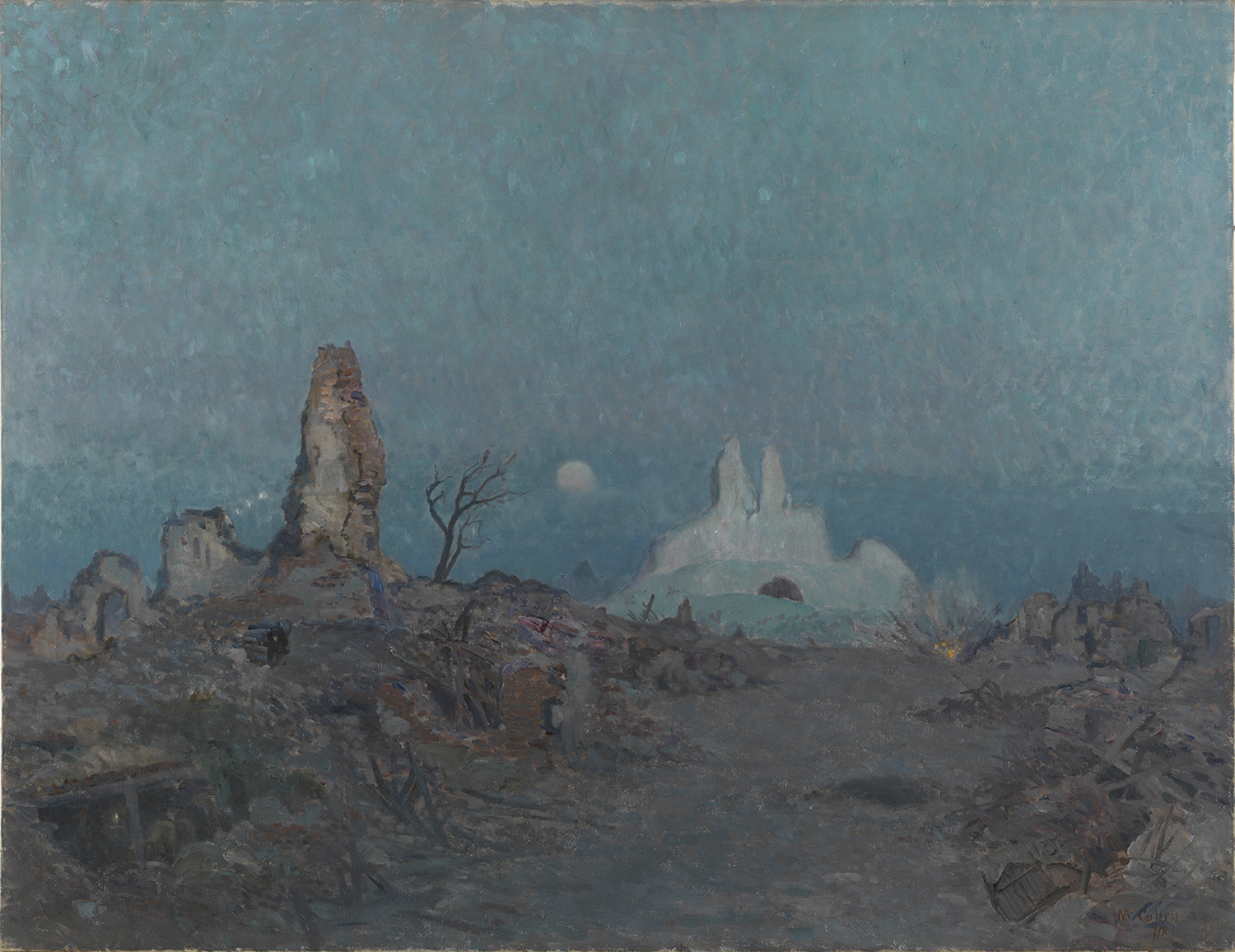 The Sunken Road, Hangard, 1918
