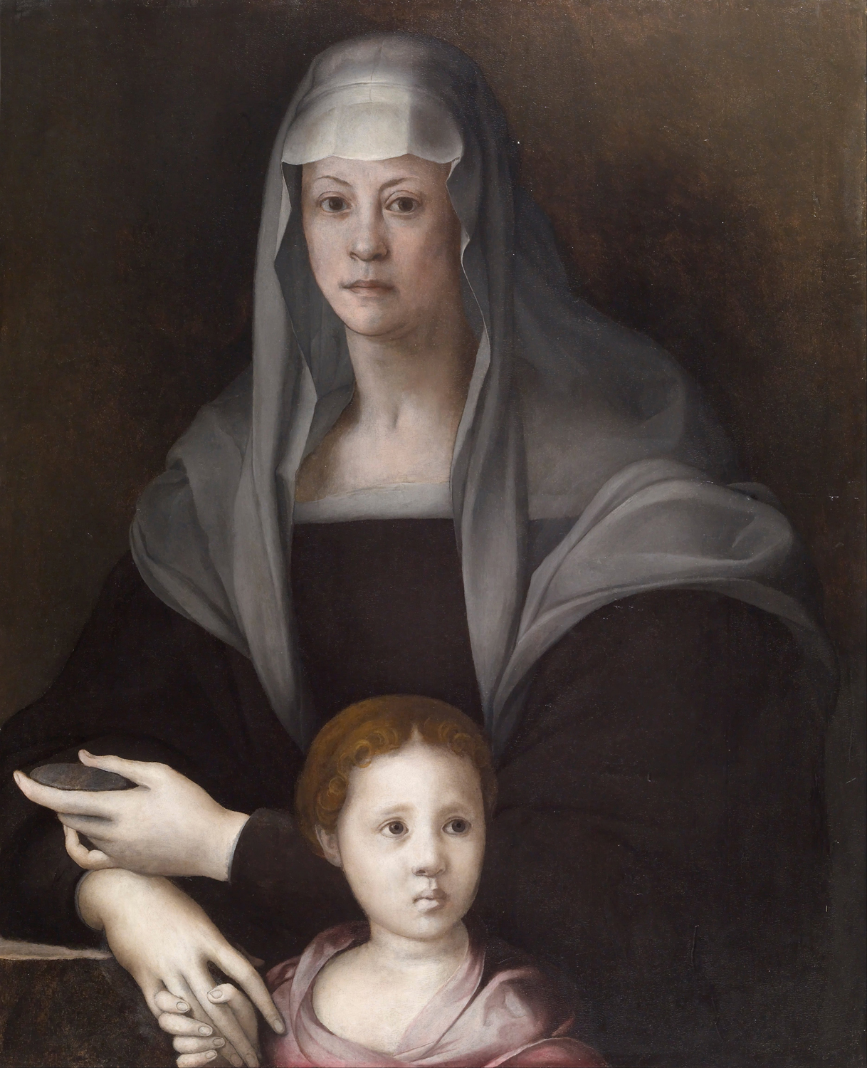 Portrait of Maria Salviati de Medici with Giulia de Medici, c. 1539