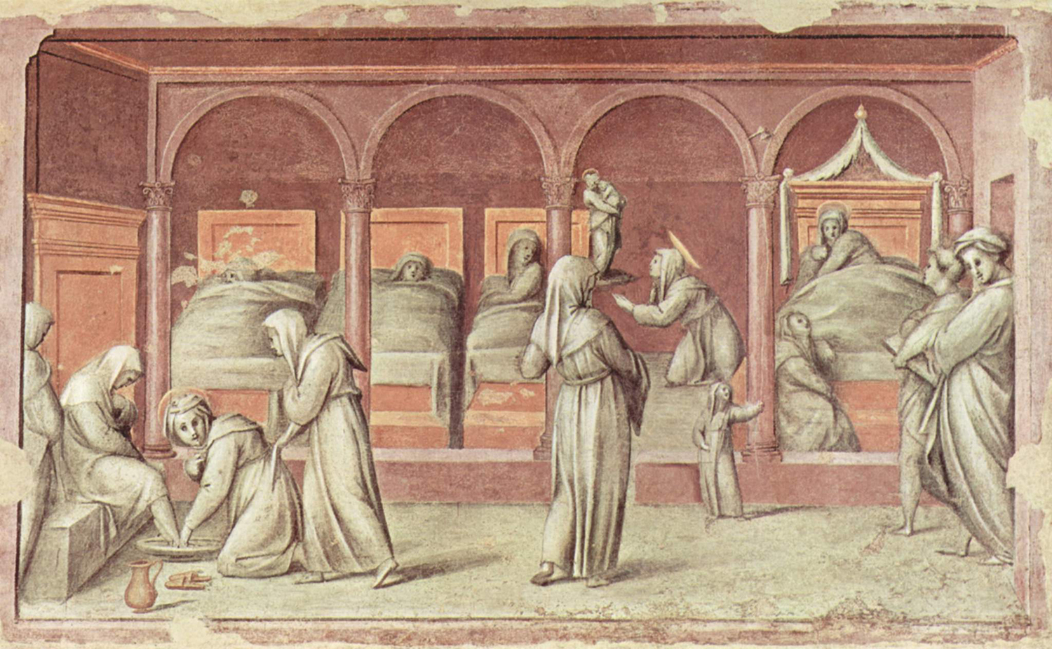 Scene from Hosptal Life, 1514