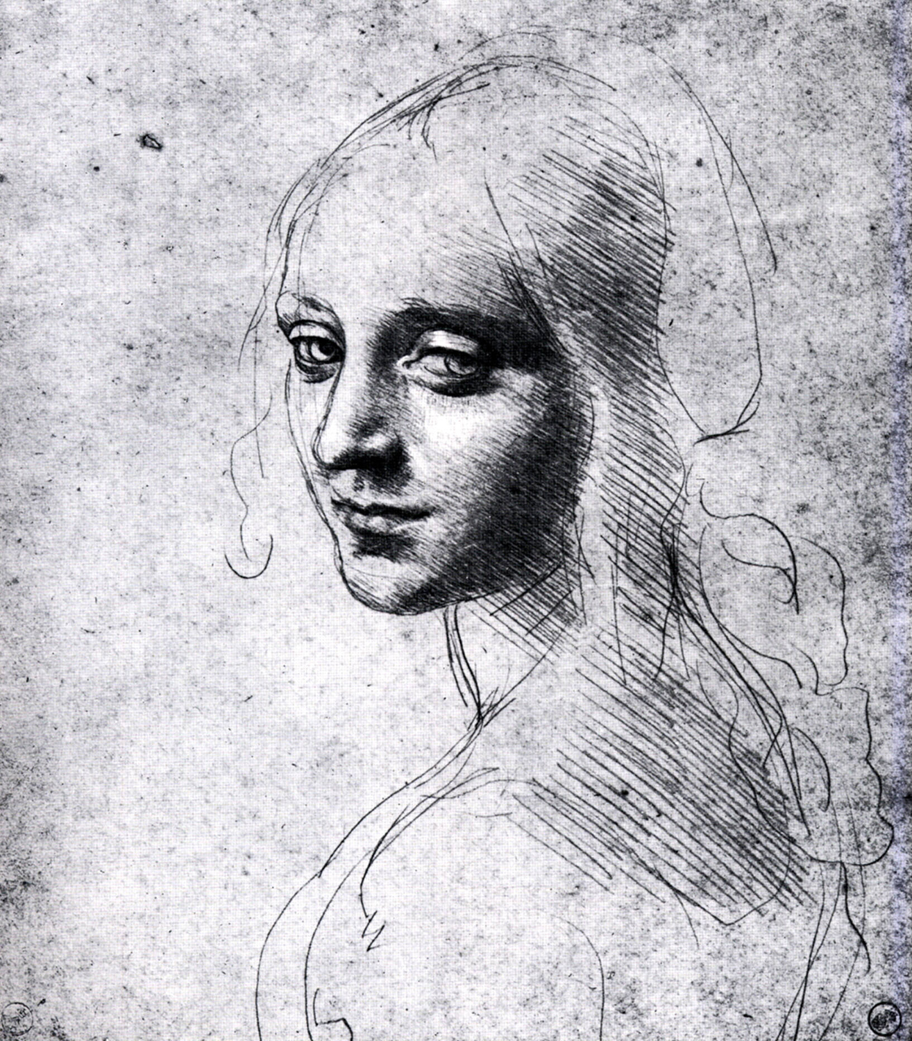 Study for an Angel in the Virgin of the Rocks, c. 1483-85