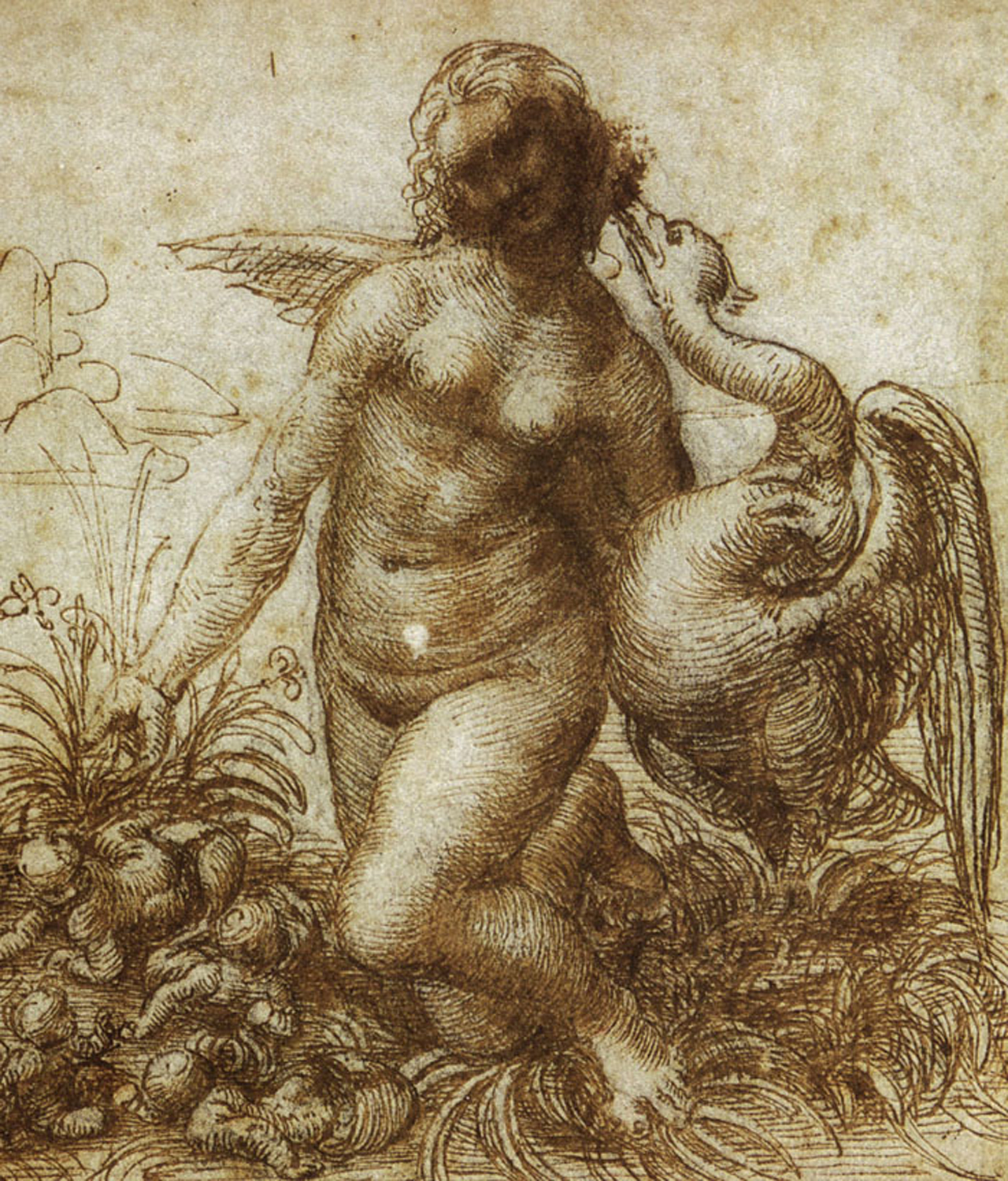 Study for the Kneeling Leda, 16th century