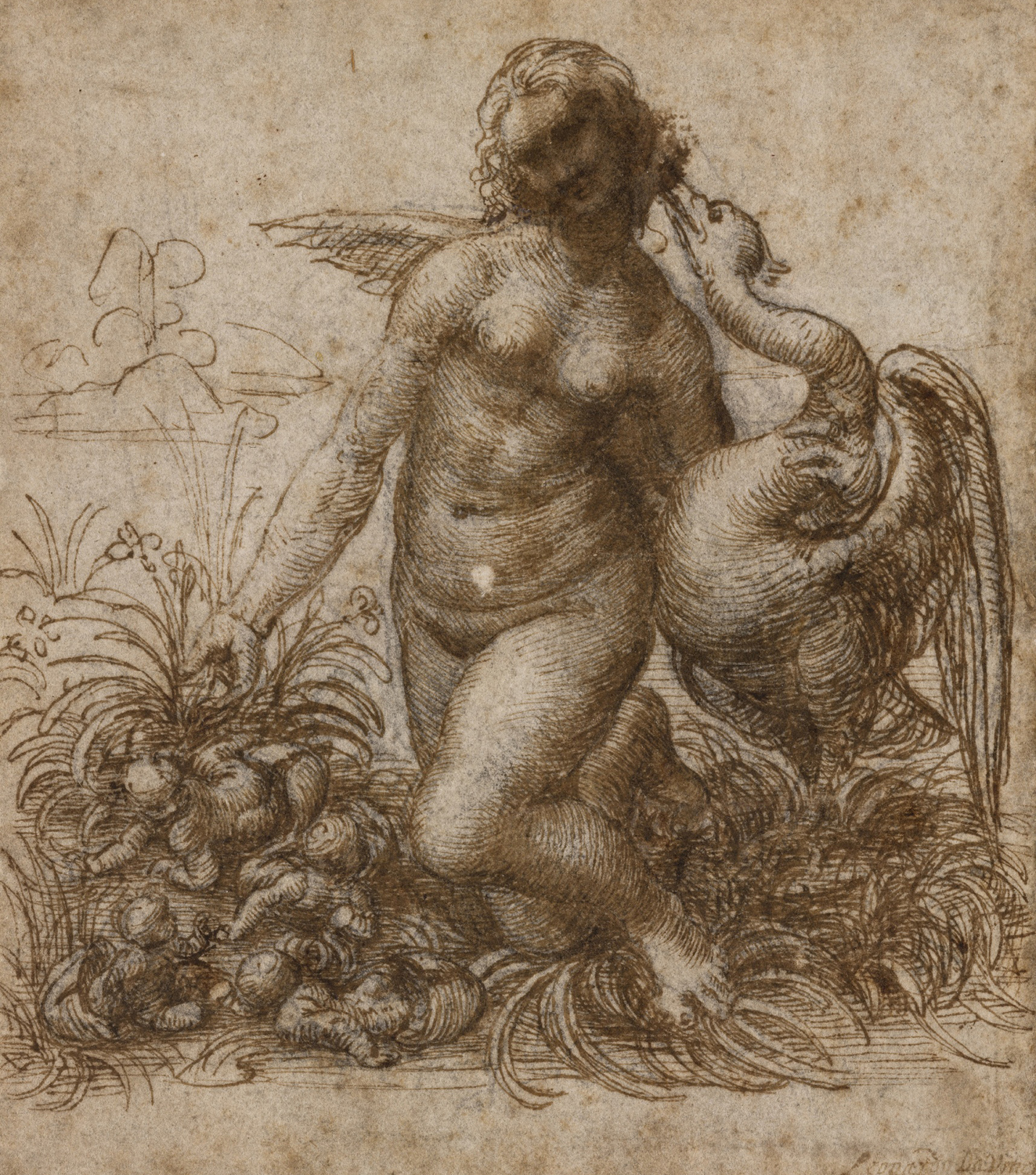 Study for thr Kneeling Leda, c. 1503-07