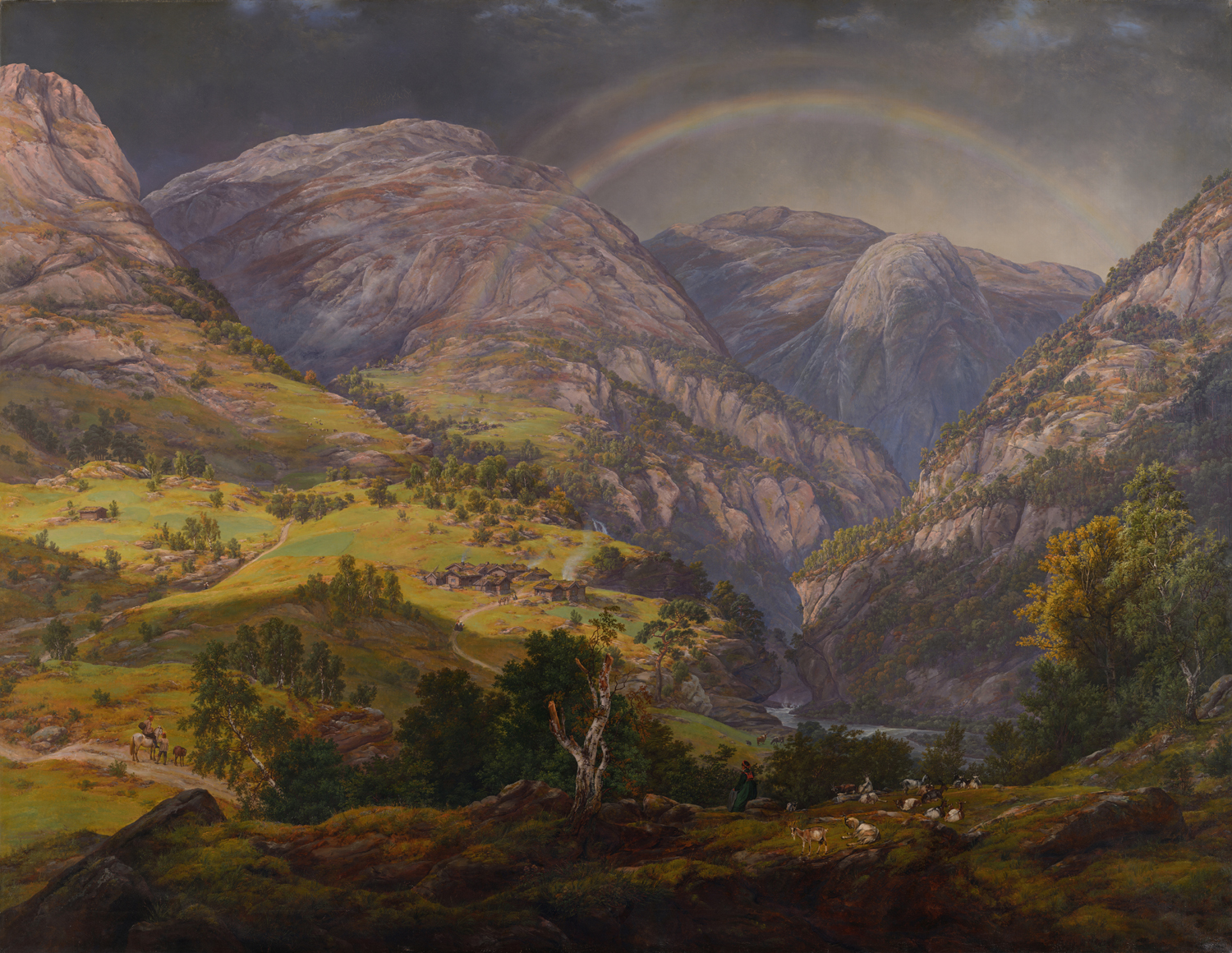 View from Stalheim, 1840s