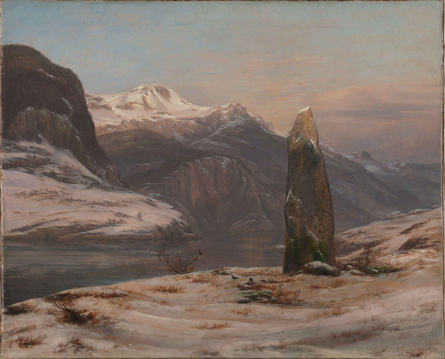 Winter at the Sognefjord, 1827