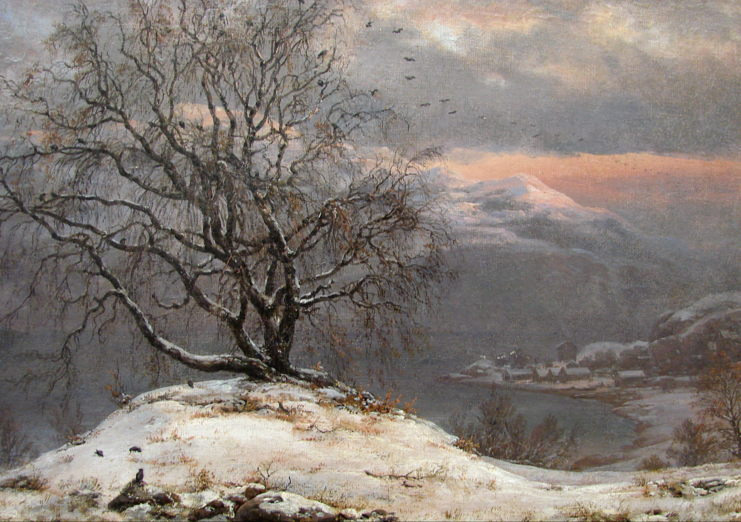Slindebirken, Vinter, 1838