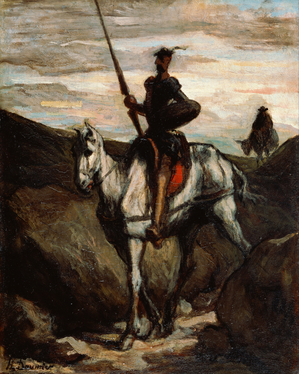 Don Quixote in the Mountains, c. 1850