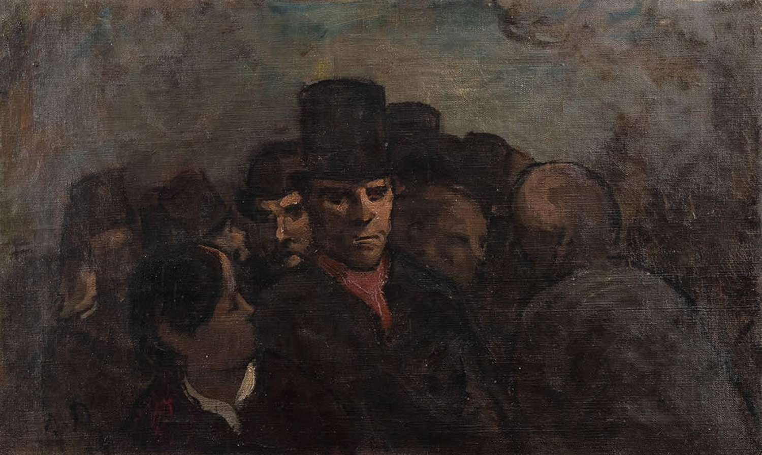 A Cluster of Men, 19th century