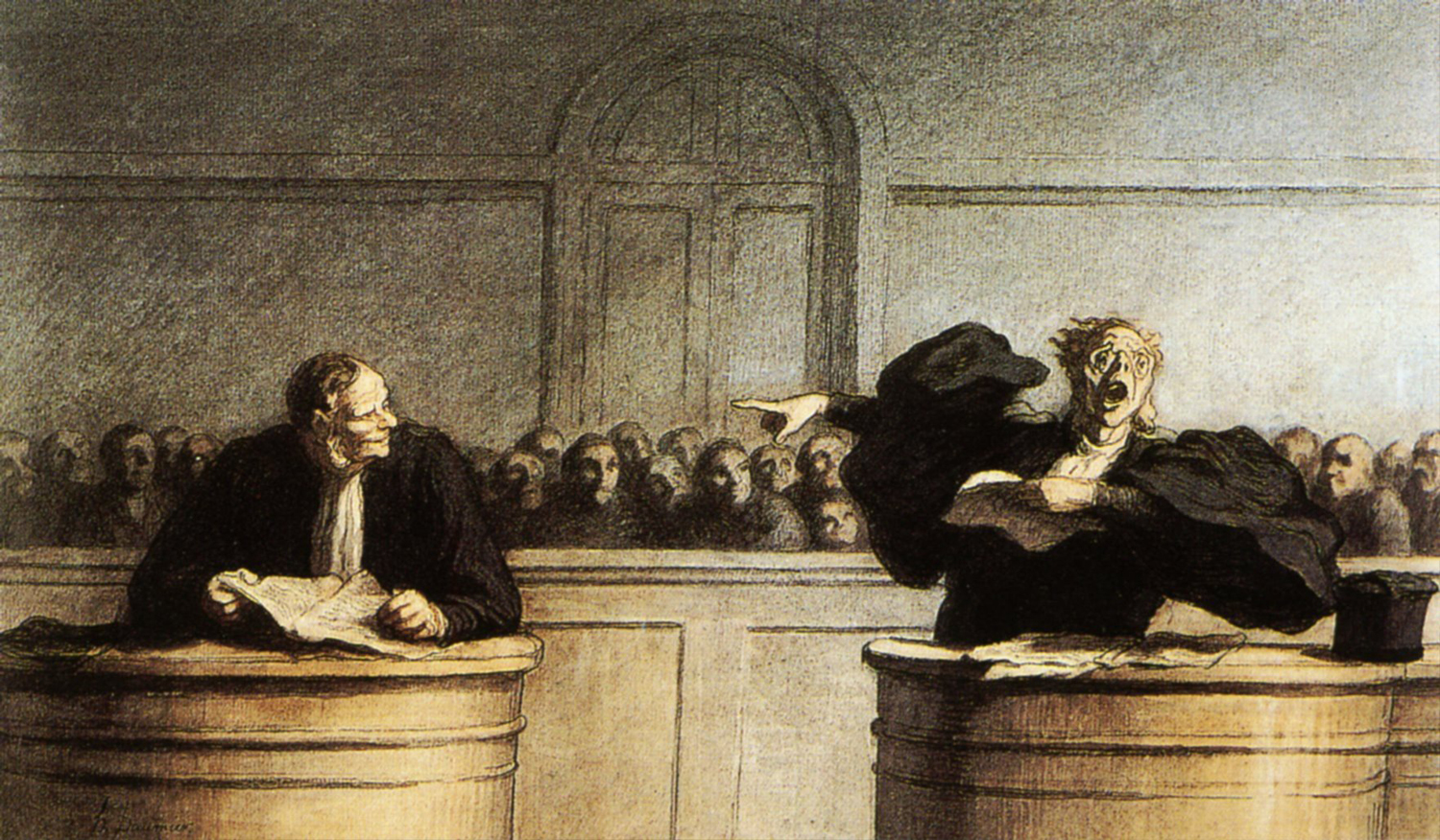 A Famous Case, c. 1862