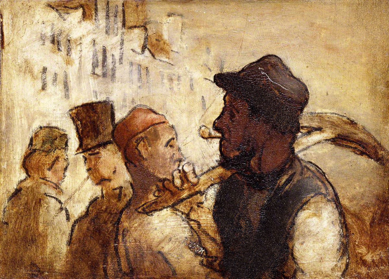 Workers in the Street, c. 1838-42
