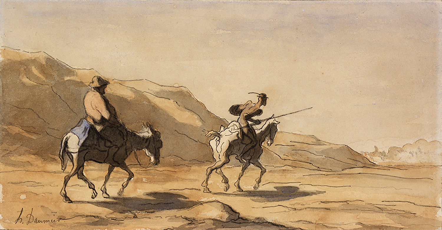 Don Quixote & Sanch Panza, c. 1865-67