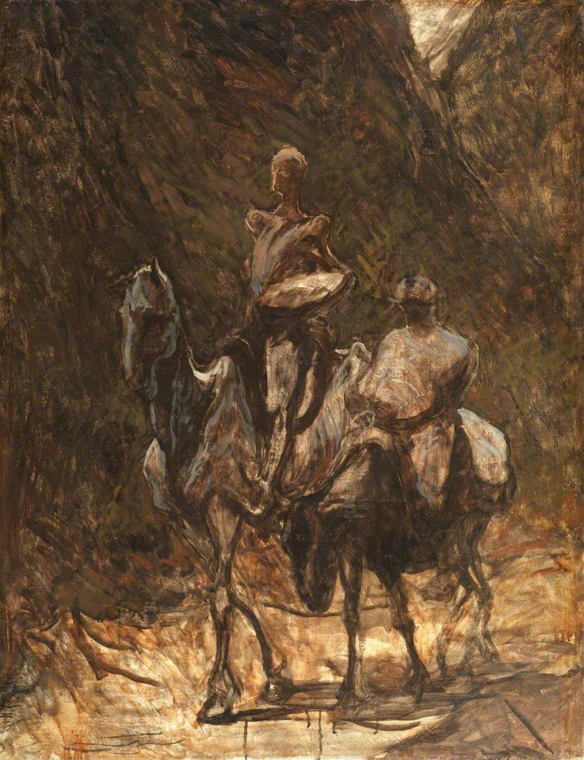 Don Quixote & Sanch Panza, c. 1870