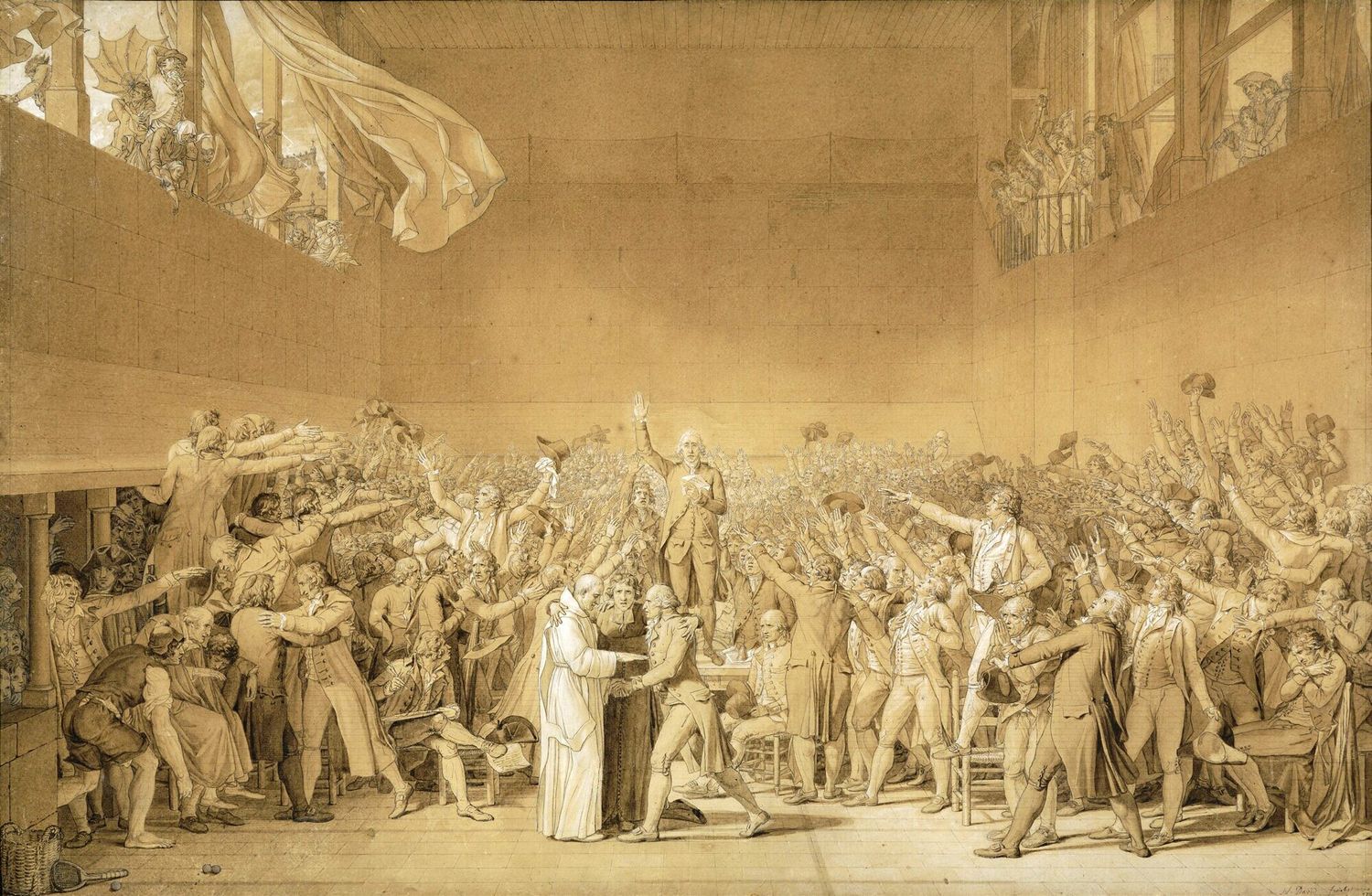The Tennis Court Oath, c. 1791