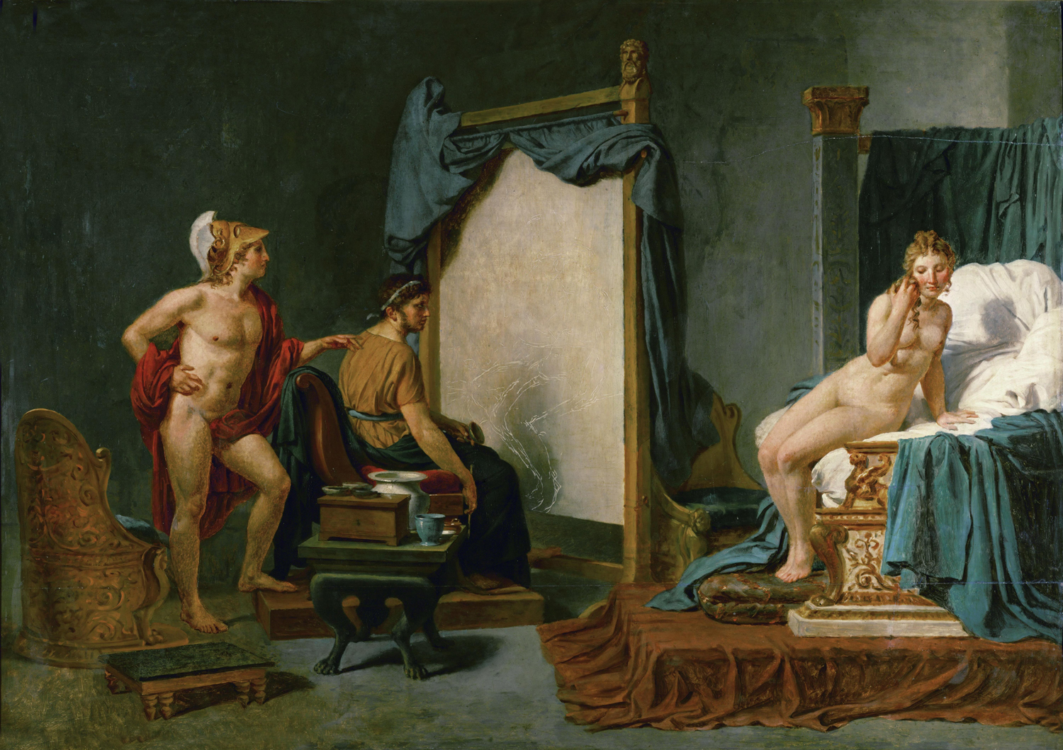 Apelles Painting Campaspe in the Presence of Alexander the Great, 18th century