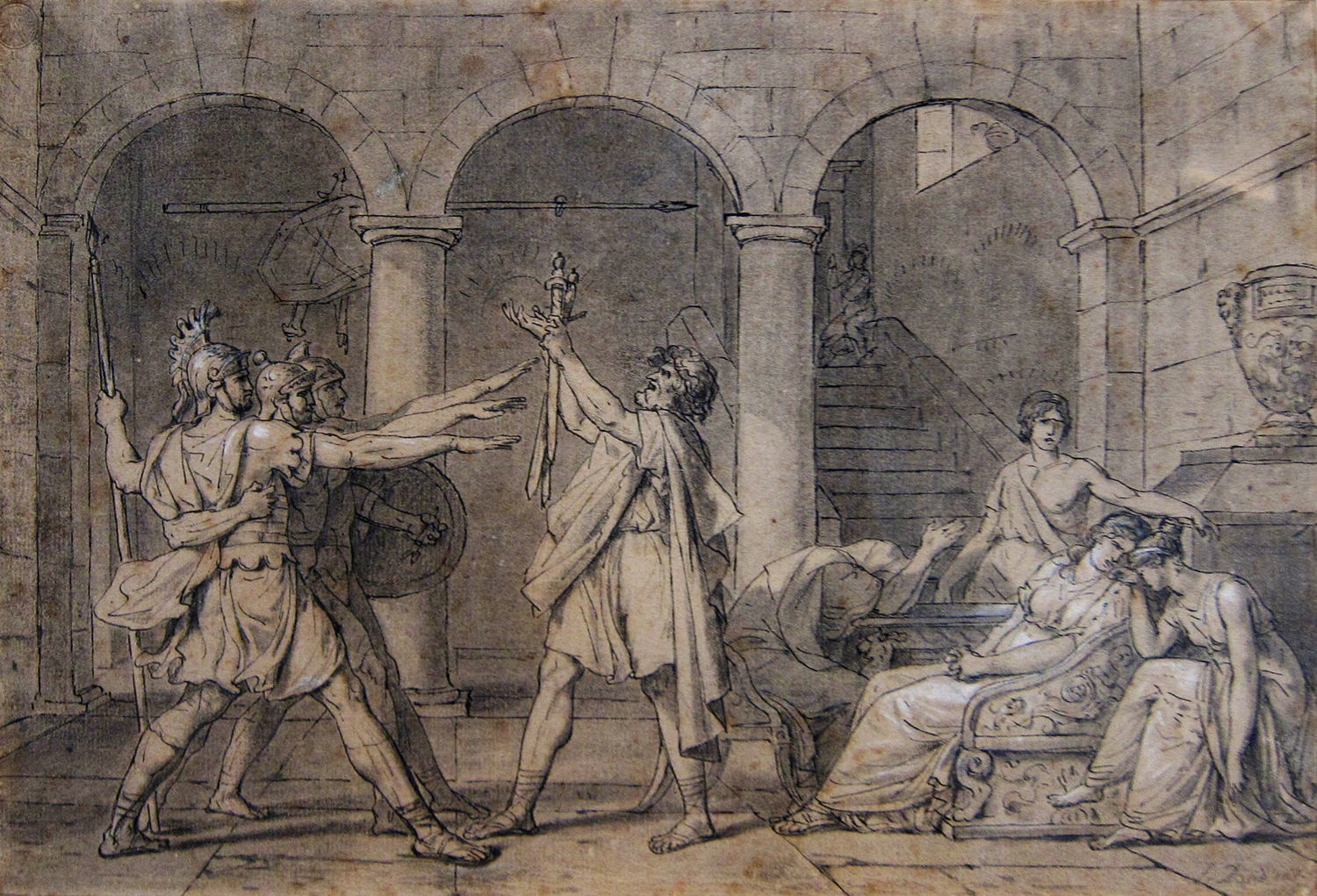 The Oath of the Horatii, c. 1782