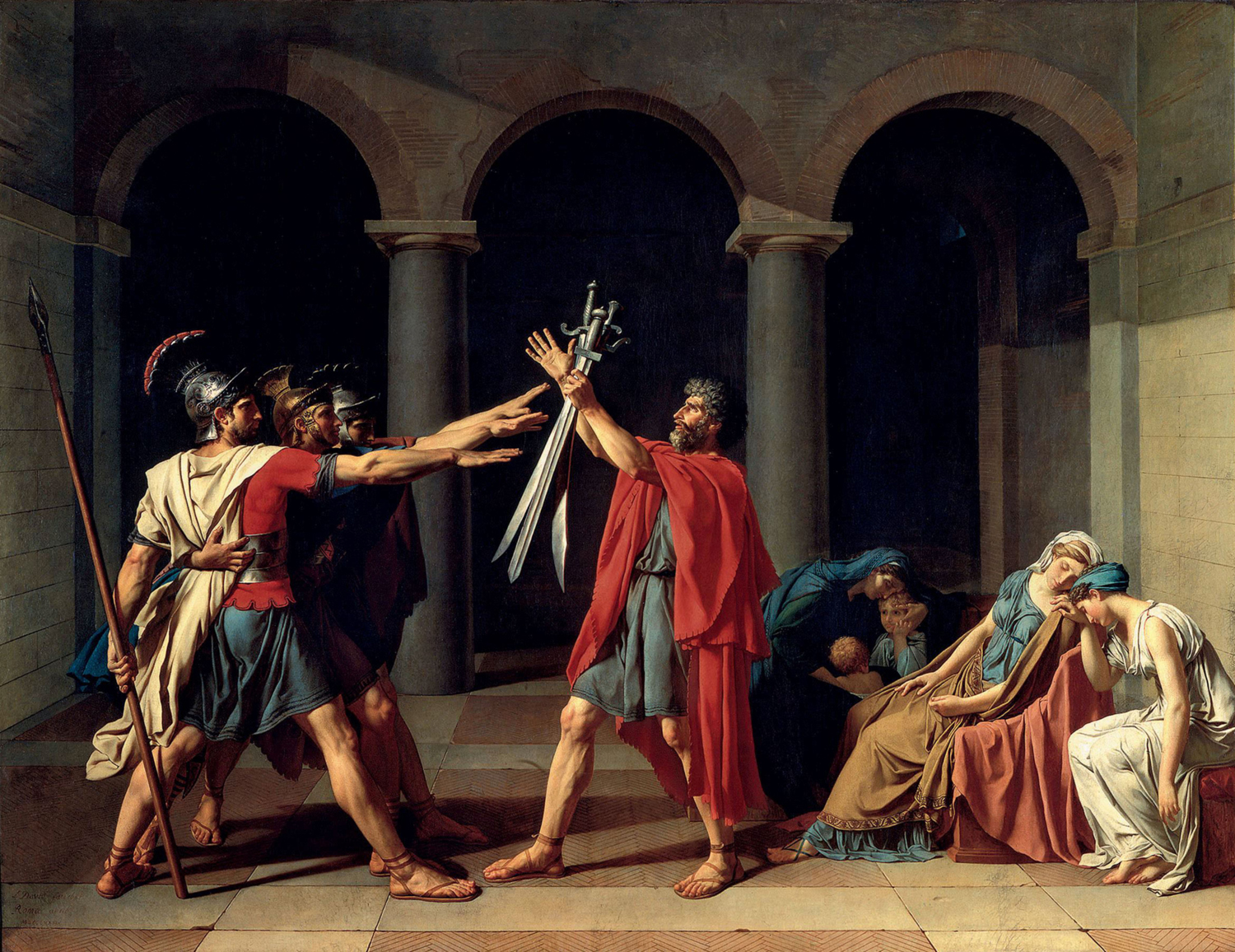 The Oath of the Horatii, c. 1784