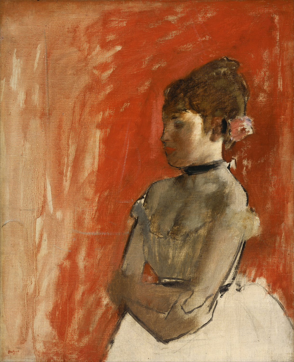 Ballet Dancer with Arms Crossed, c. 1872